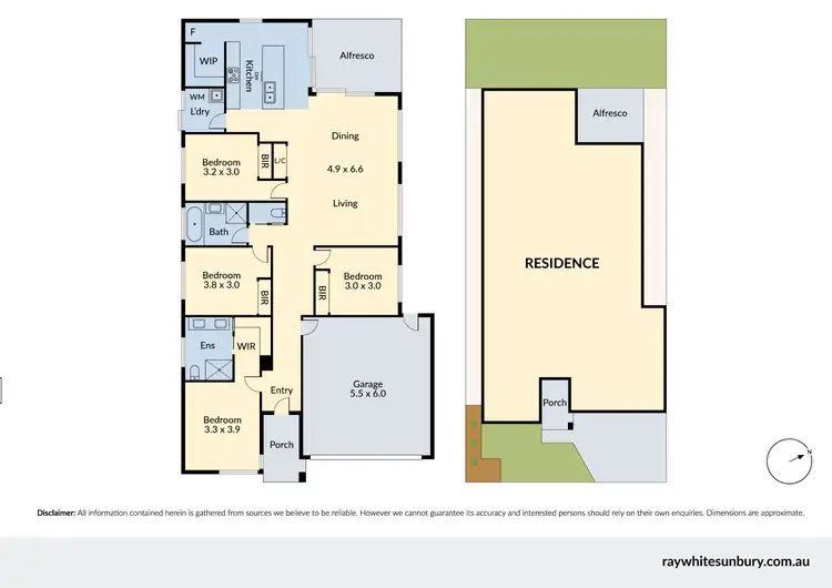 Floorplan of Homely house listing, 8 Bluegrass Way, Diggers Rest VIC 3427