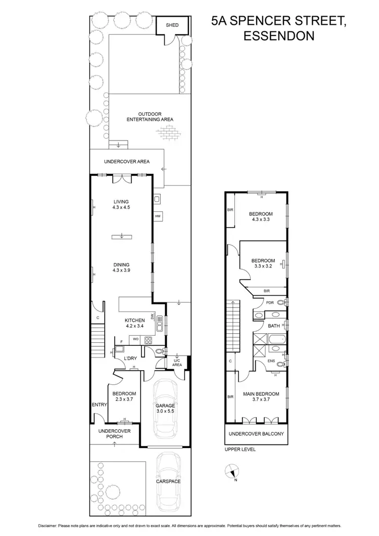Floorplan of Homely house listing, 5A Spencer Street, Essendon VIC 3040