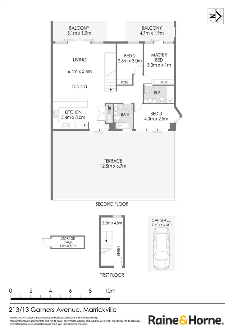 Floorplan of Homely apartment listing, 213/1-13 Garners Avenue, Marrickville NSW 2204