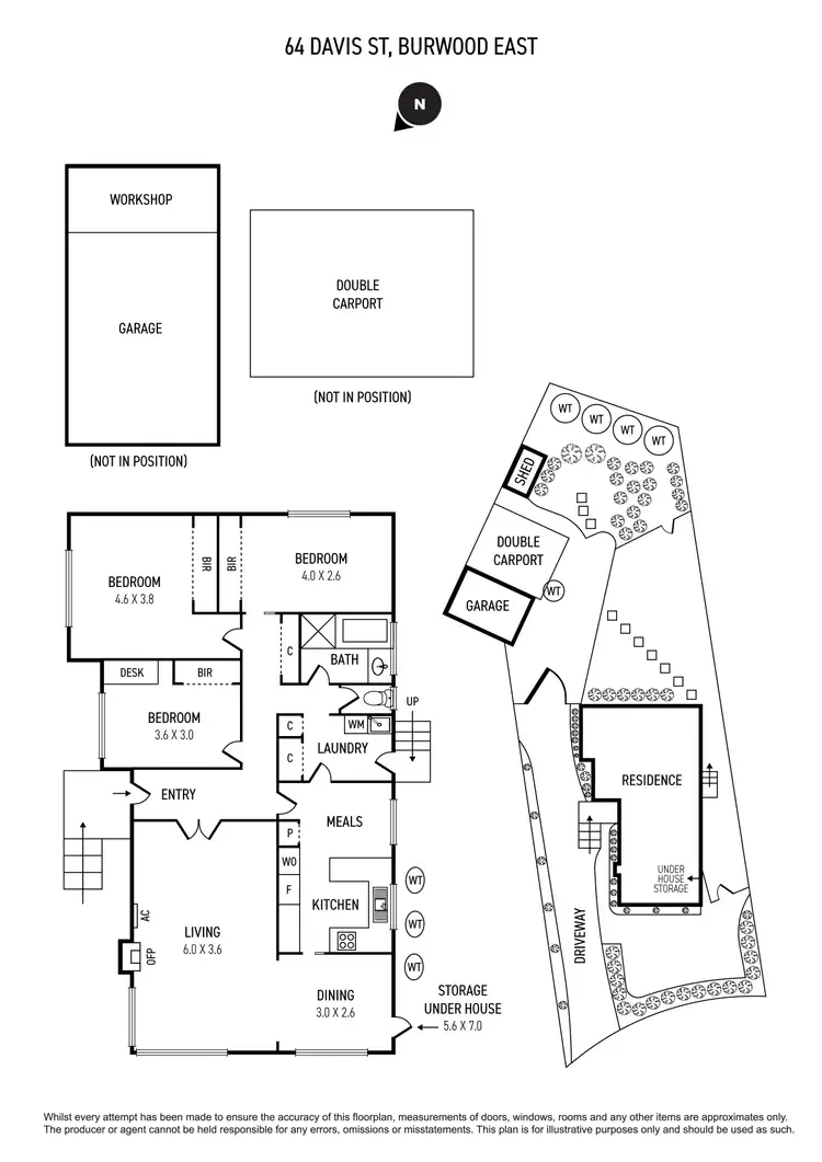 Floorplan of Homely house listing, 64 Davis Street, Burwood East VIC 3151