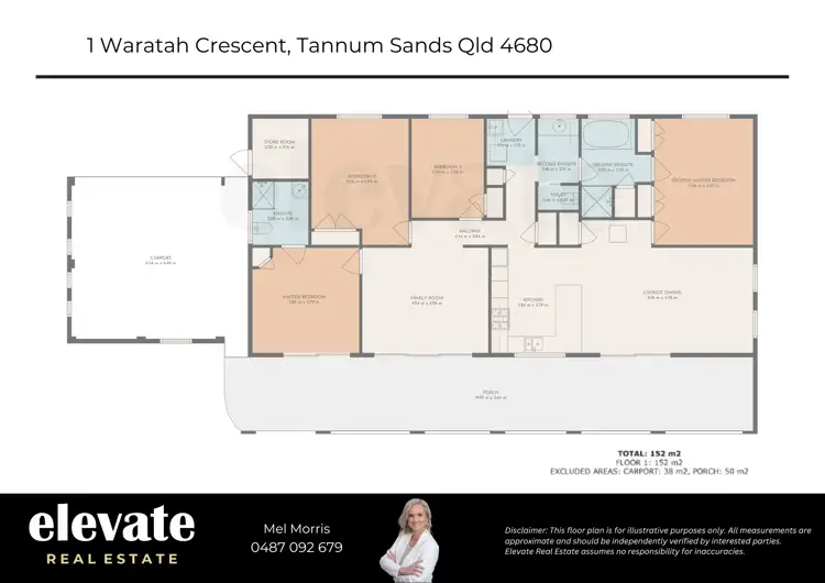 Floorplan of Homely house listing, 1 Waratah Crescent, Tannum Sands QLD 4680