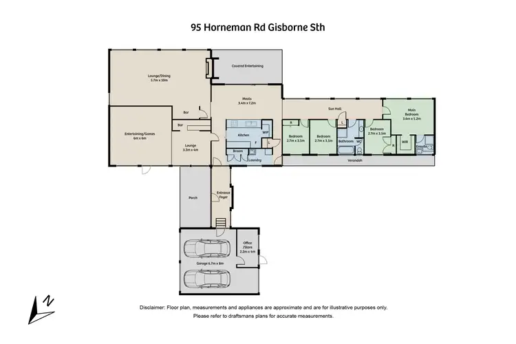 Floorplan of Homely house listing, 95 Horneman Road, Gisborne South VIC 3437