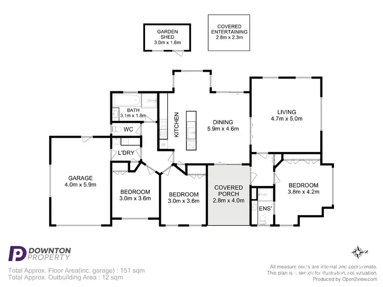 Floorplan of Homely house listing, 5 Manor Gardens, Kingston TAS 7050