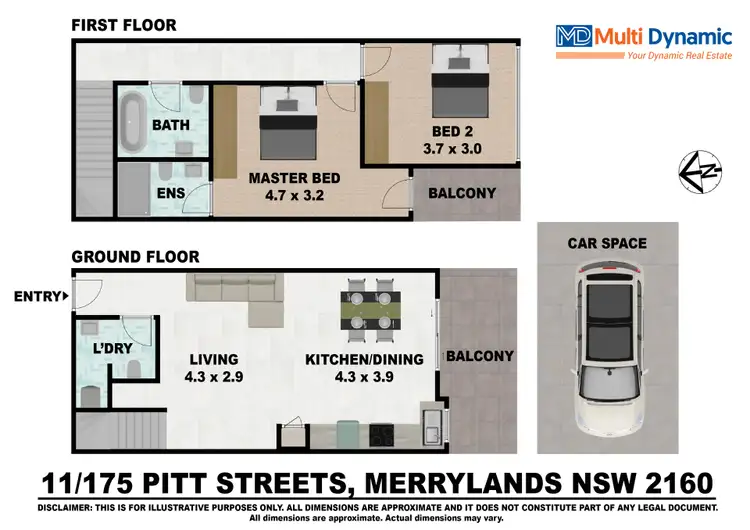 Floorplan of Homely apartment listing, 11/175-181 Pitt Street, Merrylands NSW 2160