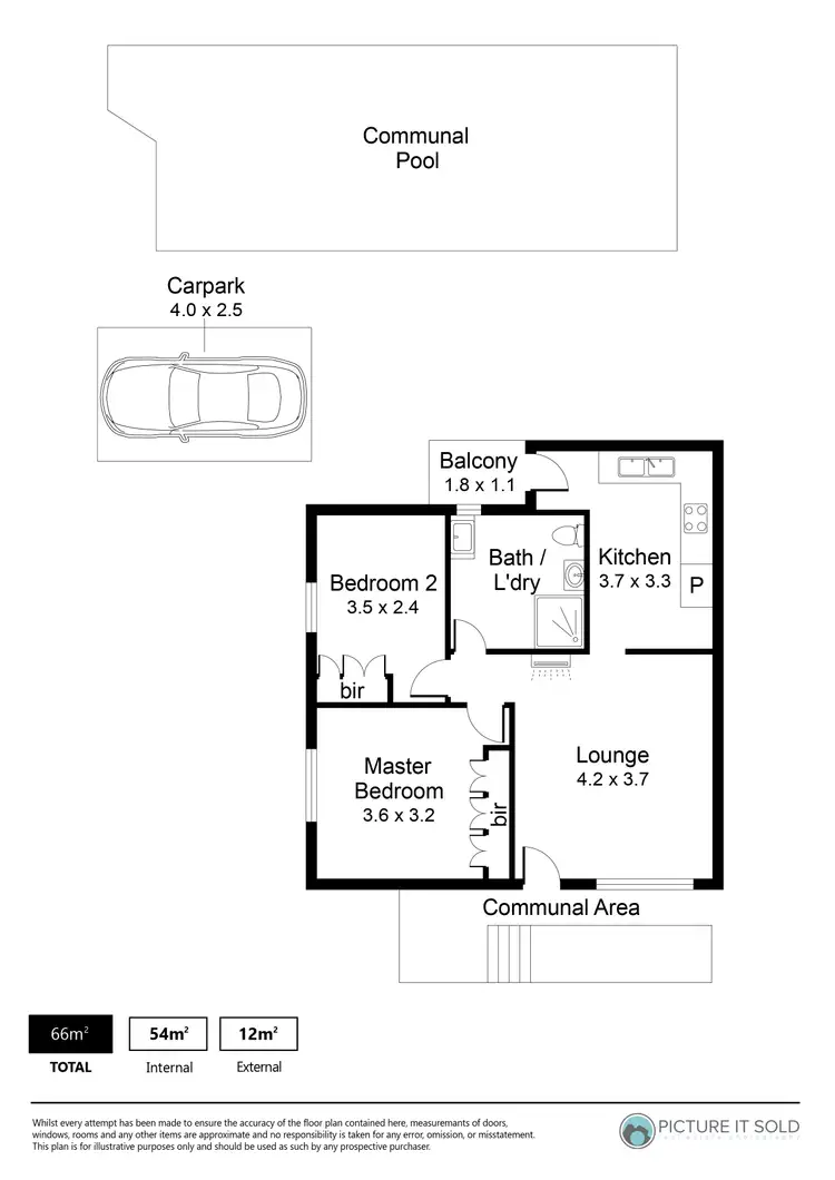 Floorplan of Homely unit listing, 35/ 127-129 Anzac Highway, Kurralta Park SA 5037