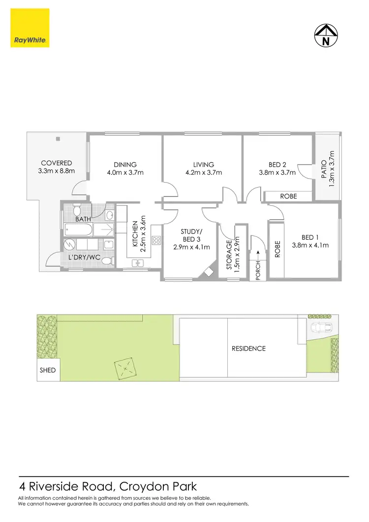 Floorplan of Homely house listing, 4 Riverside Road, Croydon Park NSW 2133