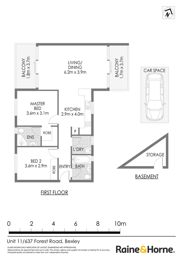 Floorplan of Homely apartment listing, 11/637-645 Forest Road (Entry via St Georges Rd), Bexley NSW 2207