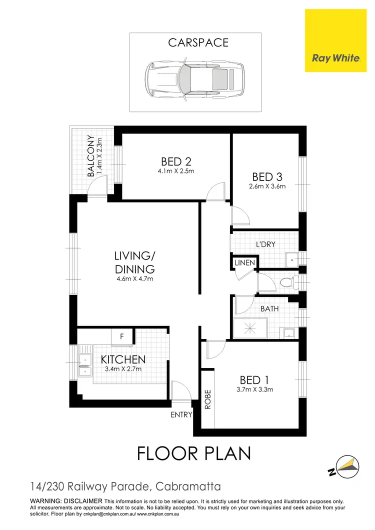 Floorplan of Homely unit listing, 14/230 Railway Parade, Cabramatta NSW 2166