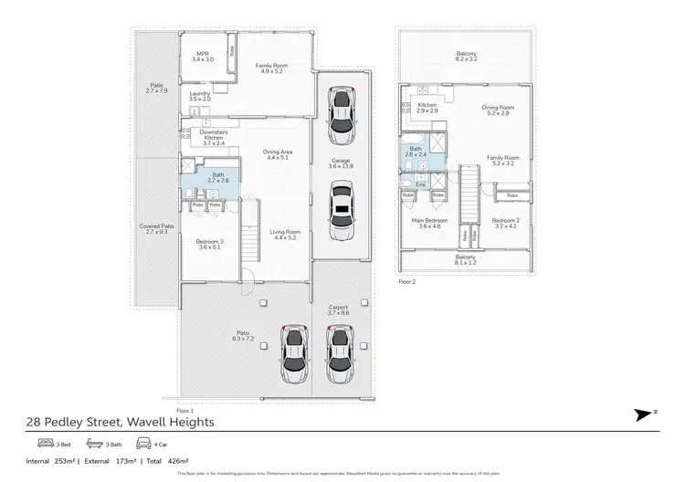 Floorplan of Homely house listing, 28 Pedley Street, Wavell Heights QLD 4012