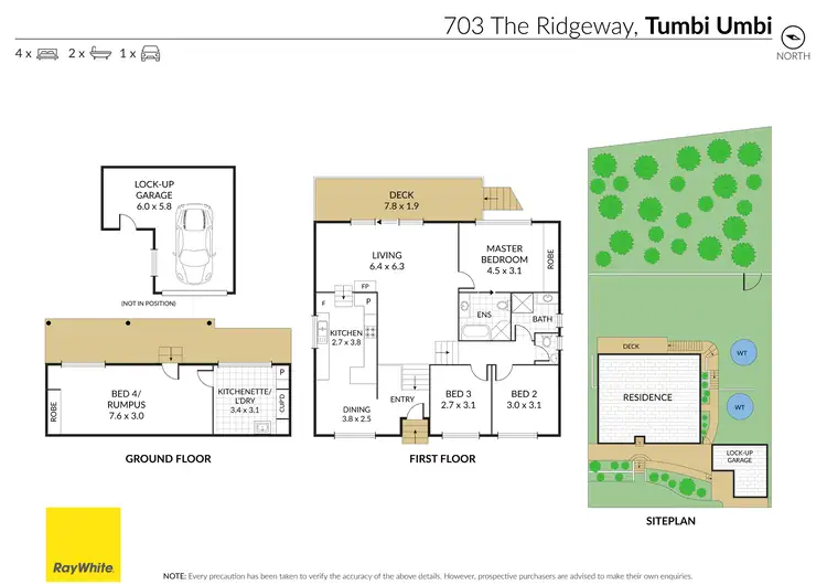 Floorplan of Homely house listing, 703 The Ridgeway, Tumbi Umbi NSW 2261