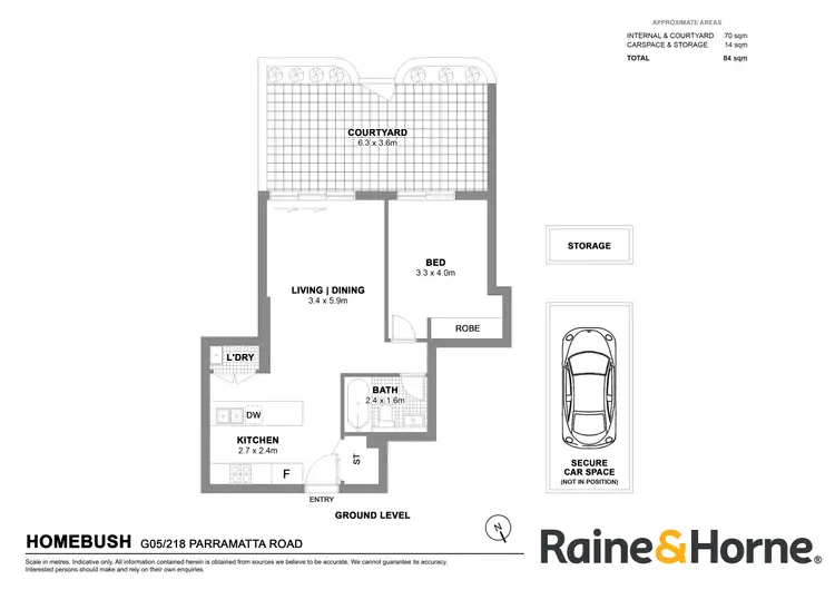 Floorplan of Homely apartment listing, G5/218 Parramatta Road, Homebush NSW 2140