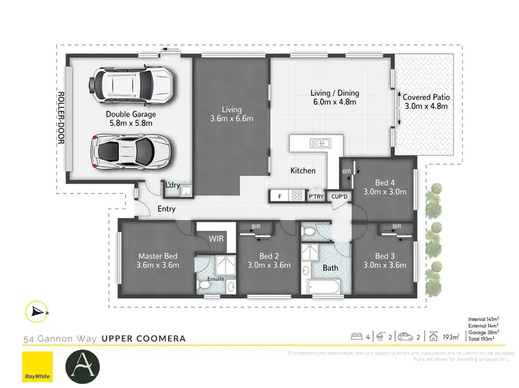 Floorplan of Homely house listing, 54 Gannon Way, Upper Coomera QLD 4209