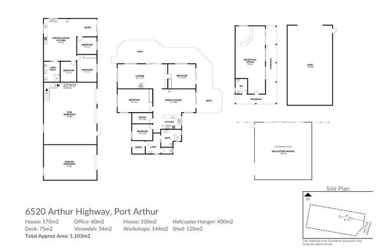 Floorplan of Homely house listing, 6520 Arthur Highway, Port Arthur TAS 7182