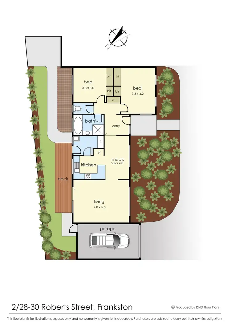 Floorplan of Homely unit listing, 2/28-30 Roberts Street, Frankston VIC 3199