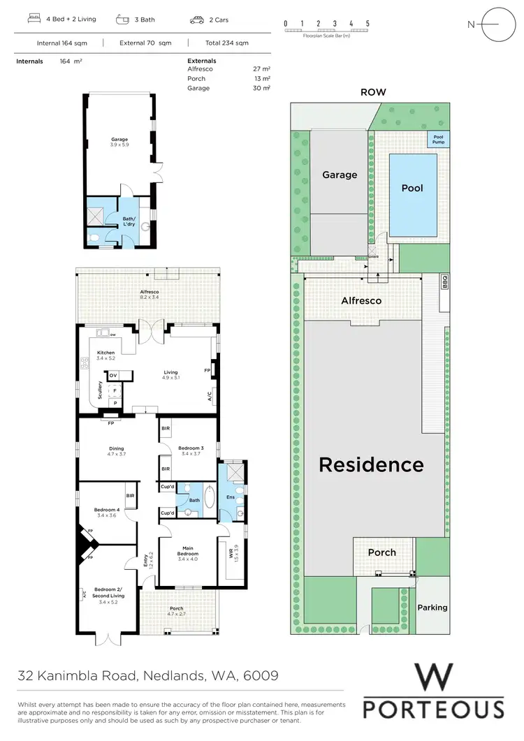Floorplan of Homely house listing, 32 Kanimbla Road, Nedlands WA 6009