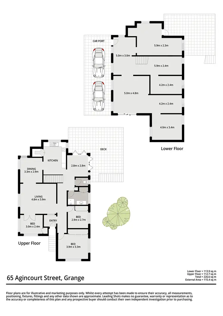 Floorplan of Homely house listing, 65 Agincourt Street, Grange QLD 4051