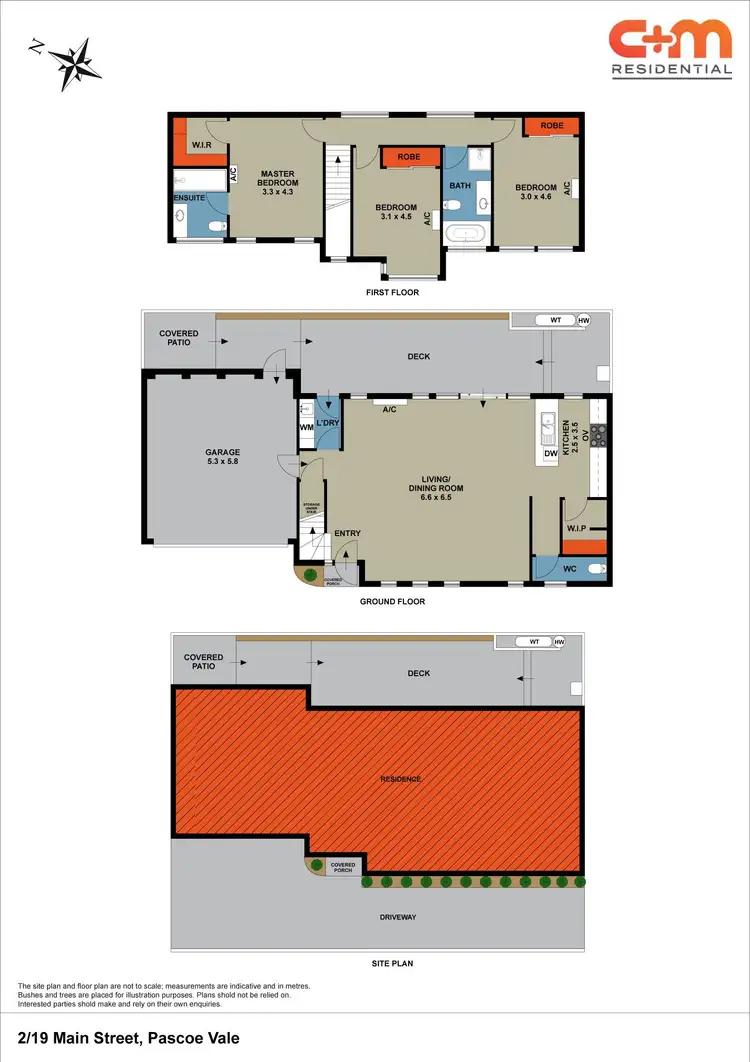 Floorplan of Homely townhouse listing, 2/19 Main Street, Pascoe Vale VIC 3044