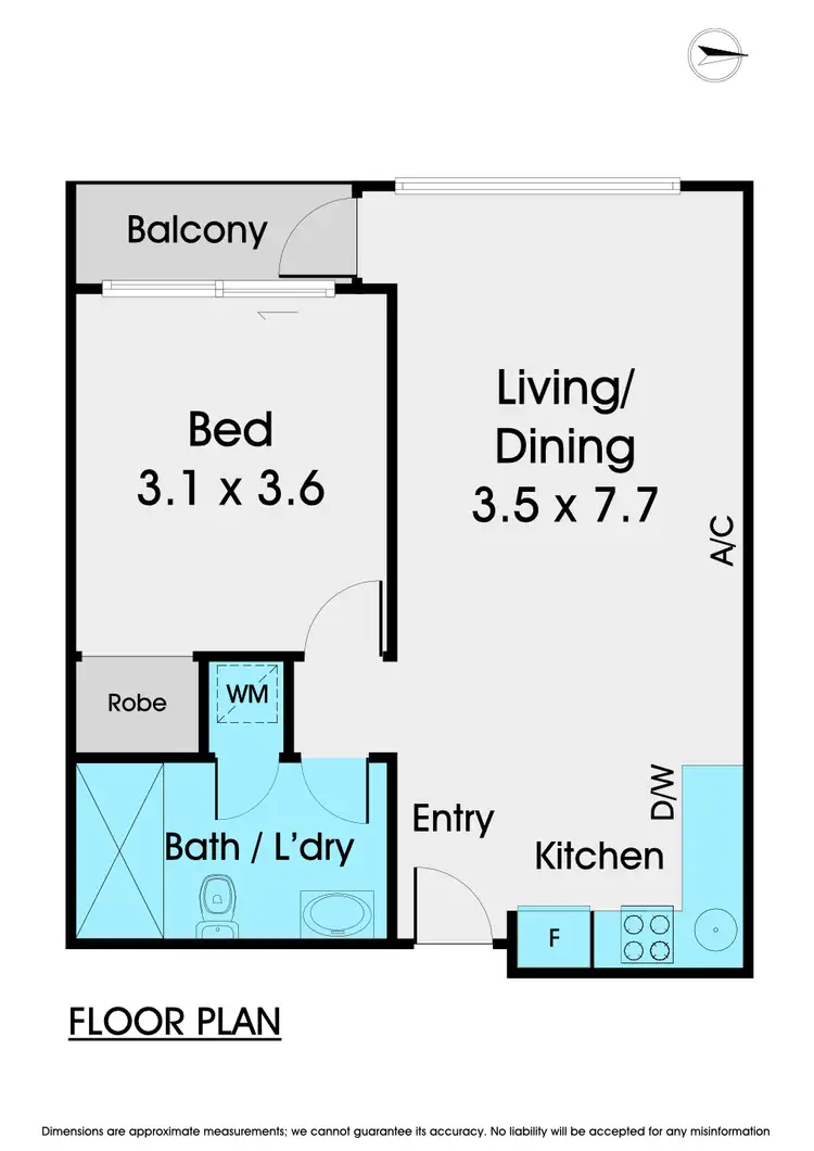 Floorplan of Homely apartment listing, 112/1384 Dandenong Road, Hughesdale VIC 3166