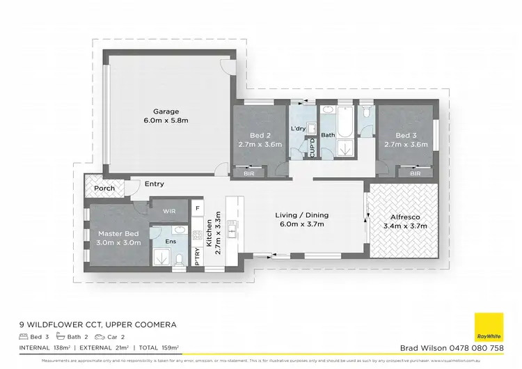 Floorplan of Homely house listing, 9 Wildflower Circuit, Upper Coomera QLD 4209
