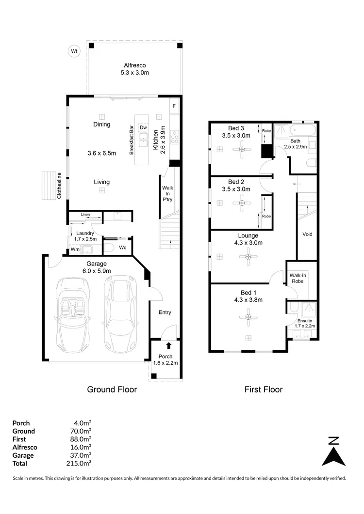 Floorplan of Homely house listing, 18B Reserve Road, Campbelltown SA 5074