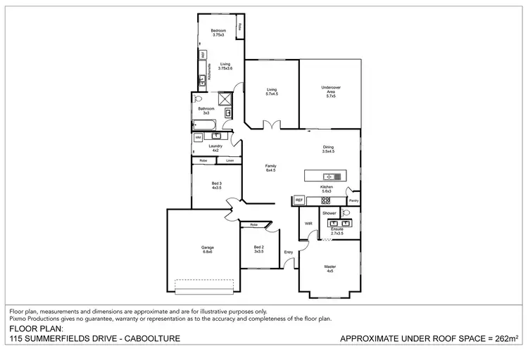 Floorplan of Homely house listing, 115 Summerfields Drive, Caboolture QLD 4510
