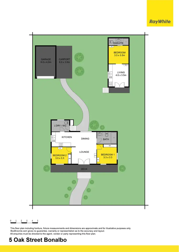 Floorplan of Homely house listing, 5 oak street, Bonalbo NSW 2469