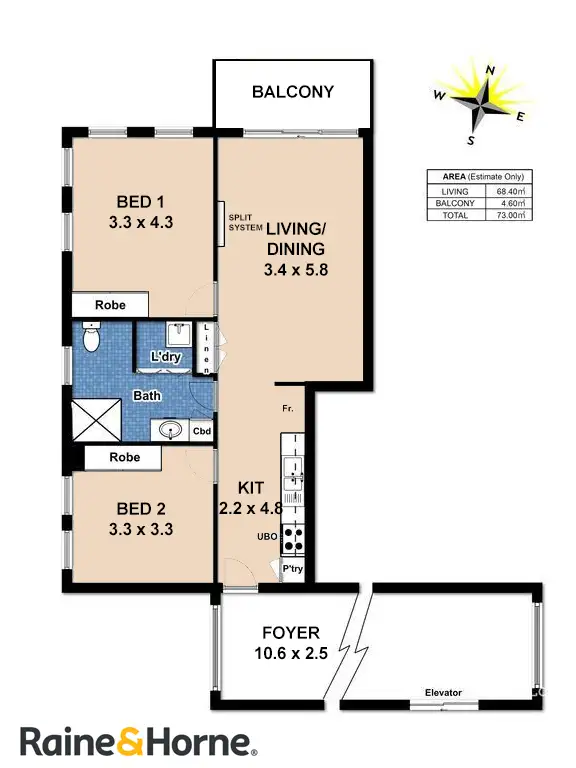 Floorplan of Homely apartment listing, 9/2 Grey Box Ave, Noarlunga Centre SA 5168