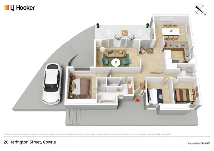 Floorplan of Homely house listing, 20 Herington Street, Gowrie ACT 2904
