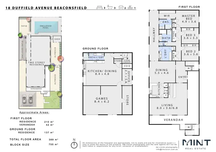 Floorplan of Homely house listing, 18 Duffield Avenue, Beaconsfield WA 6162