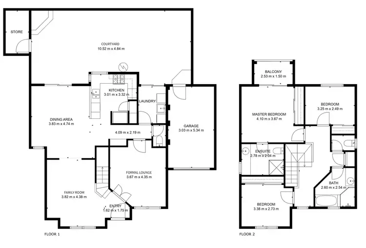Floorplan of Homely townhouse listing, 7/40 Brighton Road, Scarborough WA 6019