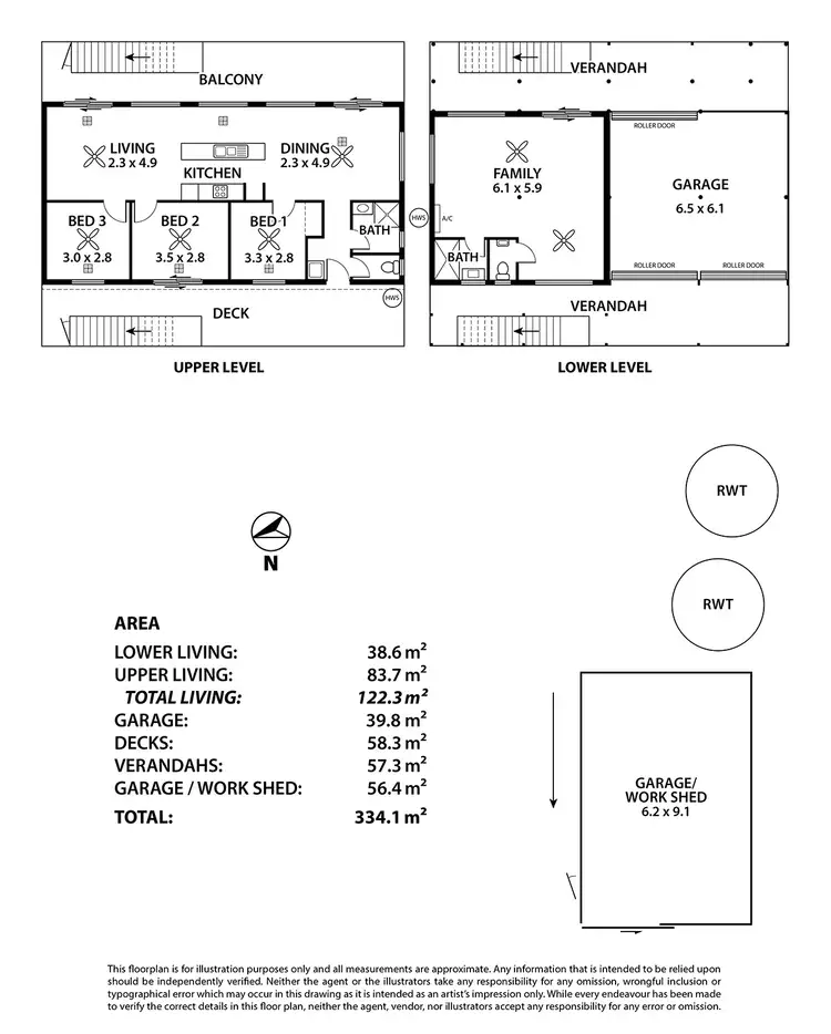 Floorplan of Homely house listing, 49 Rob Loxton Rd, Walker Flat SA 5238