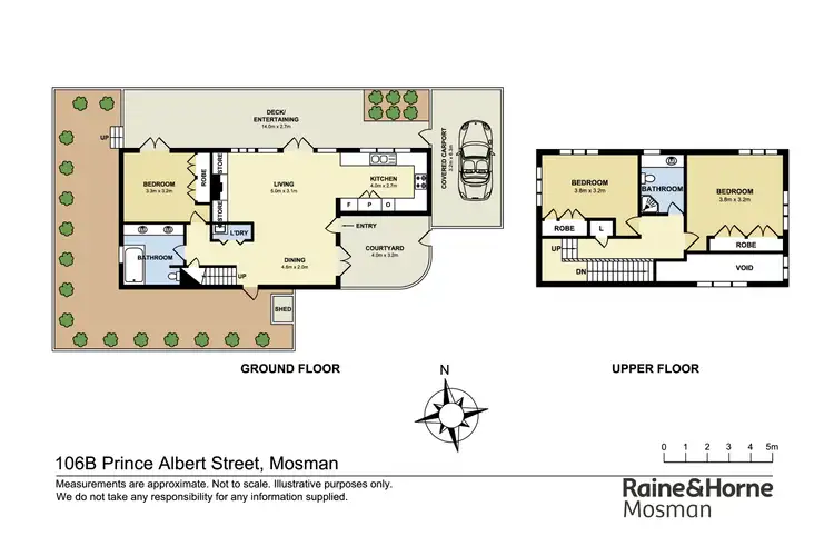 Floorplan of Homely townhouse listing, 106B Prince Albert Street, Mosman NSW 2088