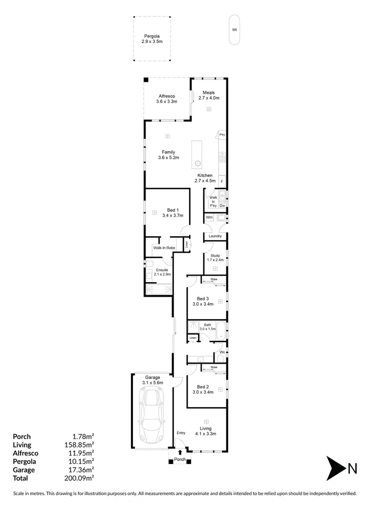 Floorplan of Homely house listing, 10 Bolingbroke Avenue, Devon Park SA 5008