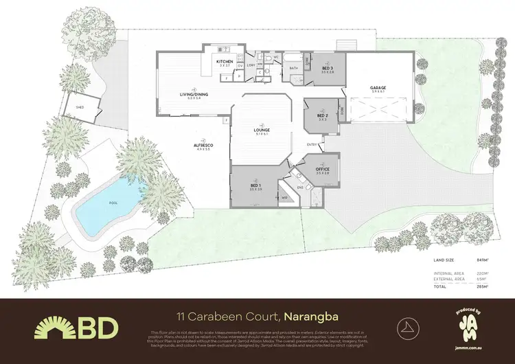 Floorplan of Homely house listing, 11 Carabeen Court, Narangba QLD 4504