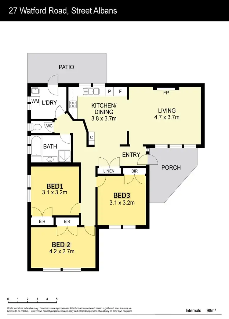 Floorplan of Homely house listing, 27 Watford Road, St Albans VIC 3021