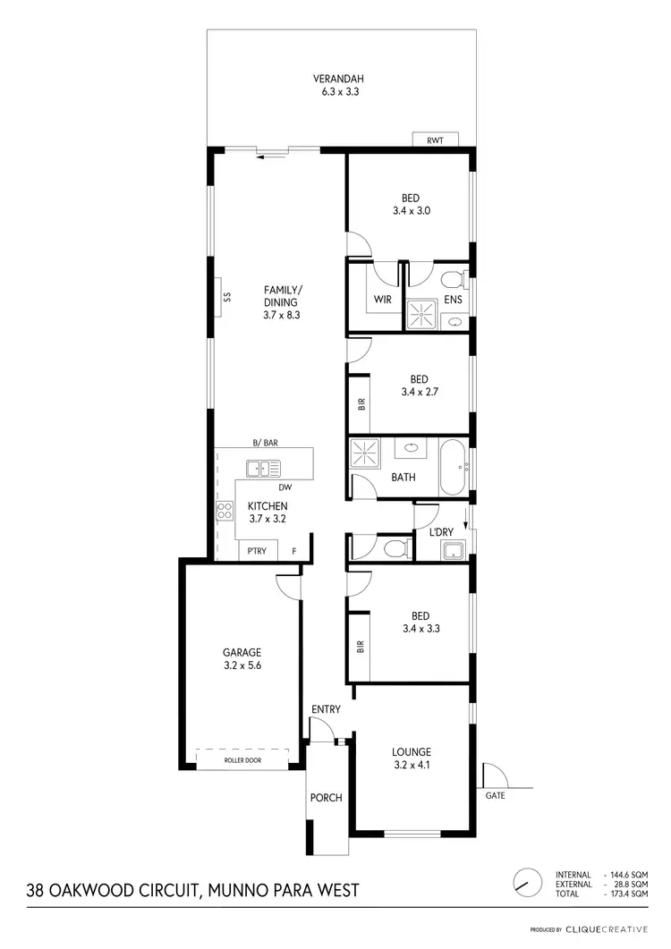Floorplan of Homely house listing, 38 Oakwood Circuit, Munno Para West SA 5115