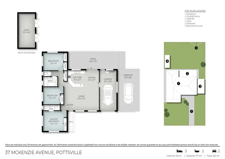 Floorplan of Homely house listing, 37 McKenzie Avenue, Pottsville NSW 2489