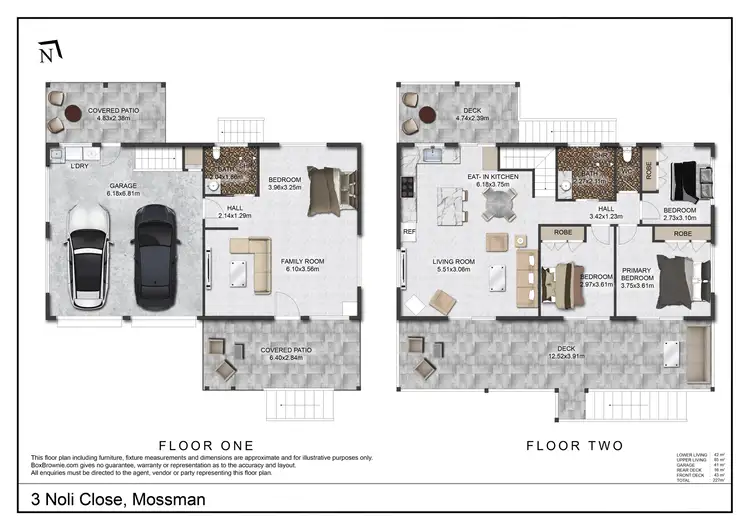 Floorplan of Homely house listing, 3 Noli Close, Mossman QLD 4873