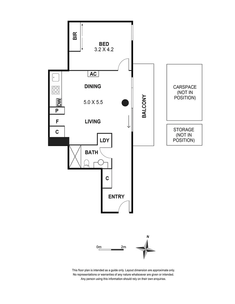Floorplan of Homely apartment listing, 4203/189 Weston Street, Brunswick East VIC 3057