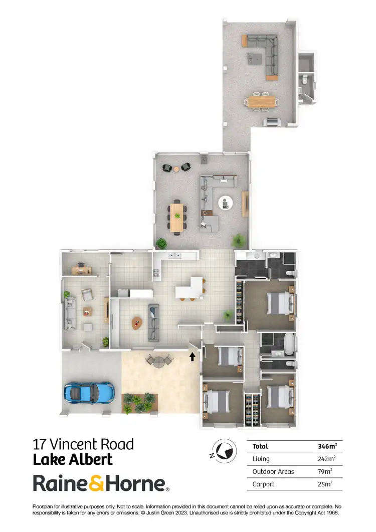 Floorplan of Homely house listing, 17 Vincent Road, Lake Albert NSW 2650