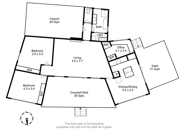 Floorplan of Homely house listing, 24 Rheban Road, Orford TAS 7190