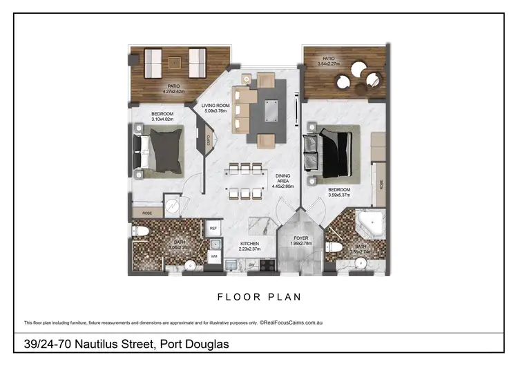 Floorplan of Homely apartment listing, 39/24-70 Nautilus Street, Port Douglas QLD 4877