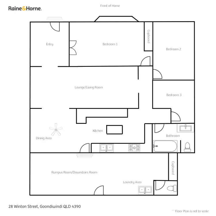 Floorplan of Homely house listing, 28 Winton Street, Goondiwindi QLD 4390