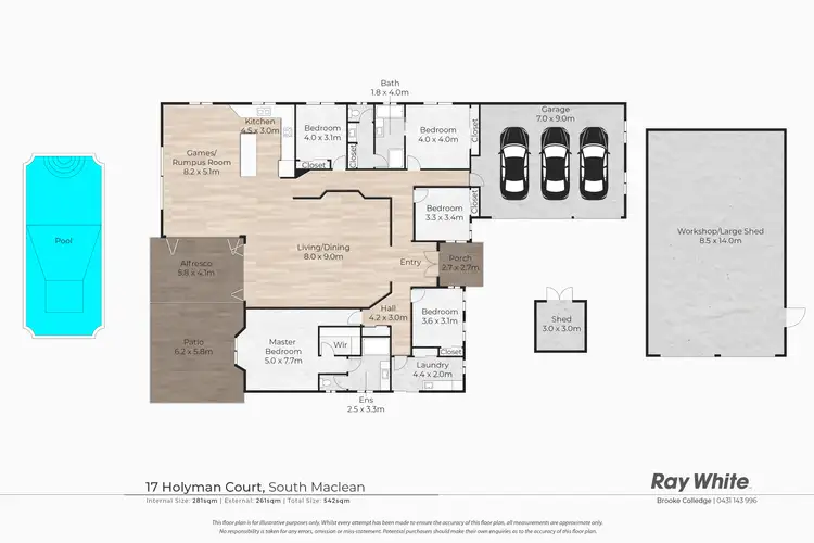 Floorplan of Homely house listing, 17-19 Holyman Court, South Maclean QLD 4280