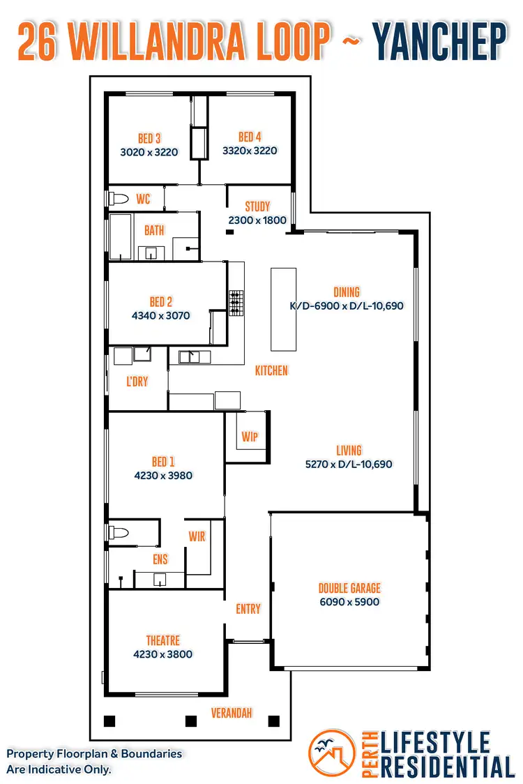 Floorplan of Homely house listing, 26 Willandra Loop, Yanchep WA 6035