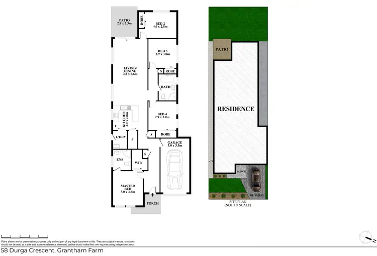 Floorplan of Homely house listing, 58 Durga Crescent, Grantham Farm NSW 2765