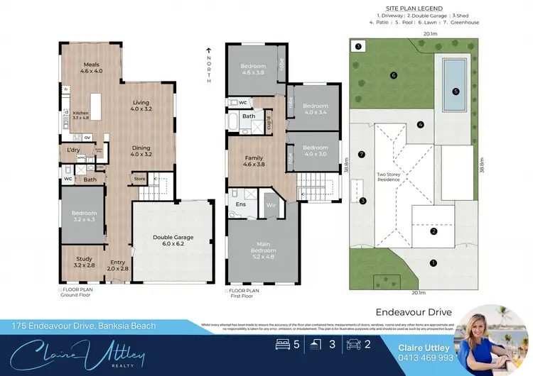 Floorplan of Homely house listing, 175 Endeavour Drive, Banksia Beach QLD 4507