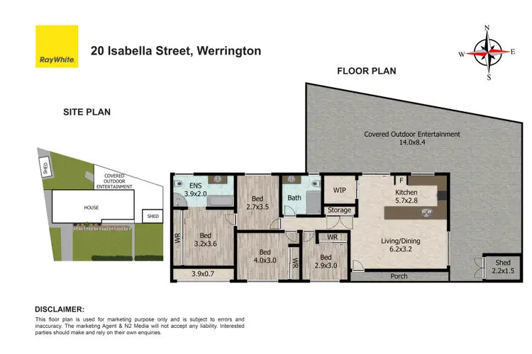 Floorplan of Homely house listing, 20 Isabella Street, Werrington NSW 2747