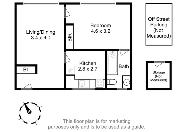 Floorplan of Homely apartment listing, 2/4 Ellerslie Road, Battery Point TAS 7004