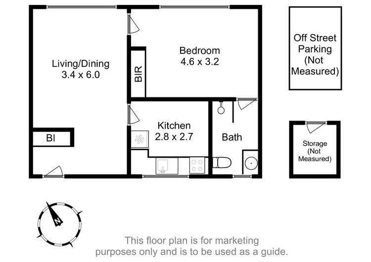 Floorplan of Homely house listing, 6/4 Ellerslie Road, Battery Point TAS 7004